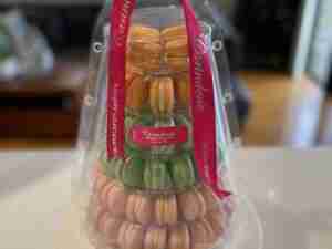 Macaron GIFT BOX: Macaron Tower 6 tier approximately 30cm (approx 6 doz/72 pieces) – from $165